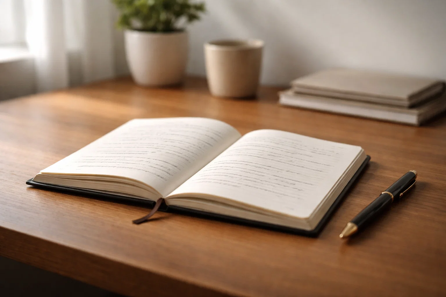 Diario delle scommesse aperto con annotazioni e penna