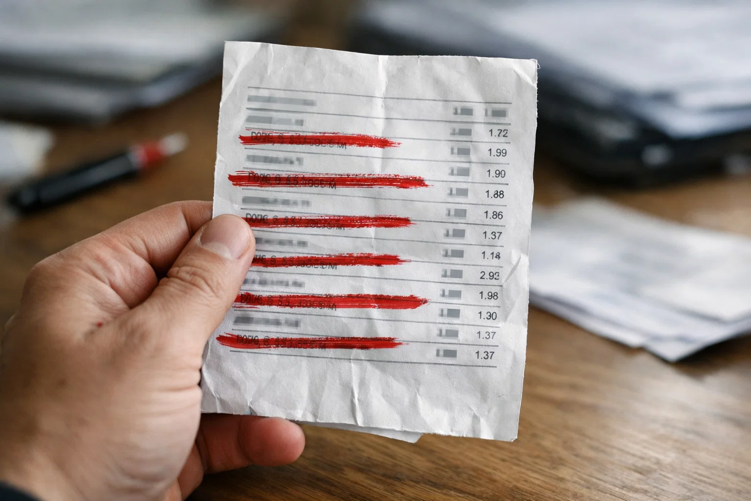 Schedina multipla con molti eventi barrati